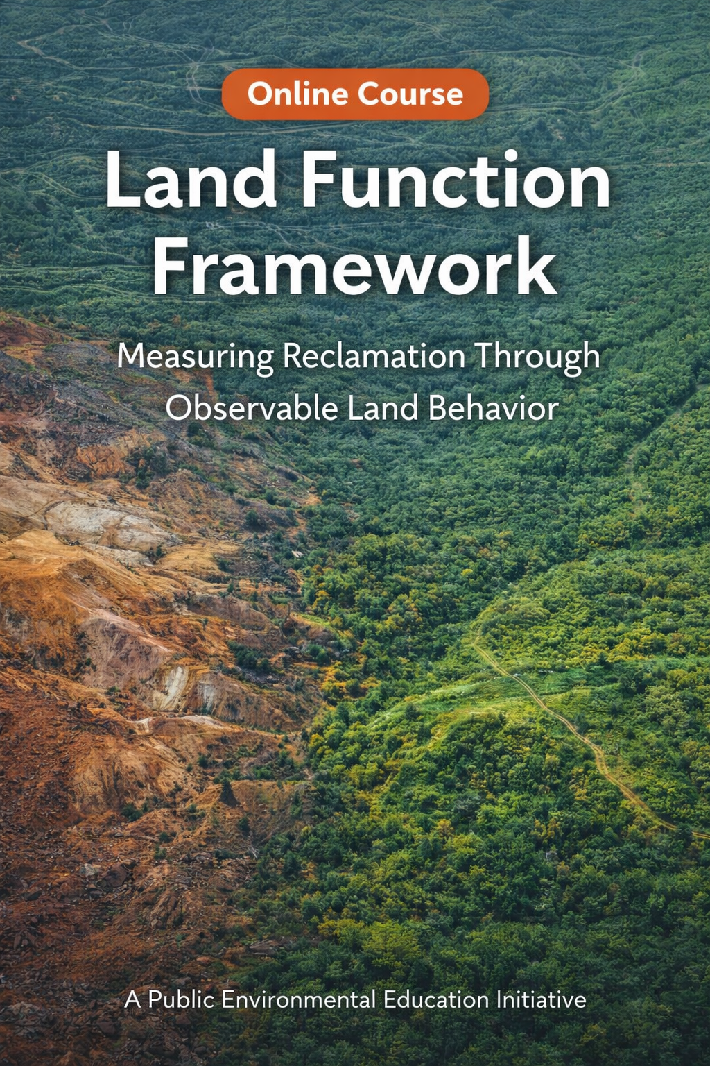 Land Function Framework cover — Measuring reclamation through observable land behavior.