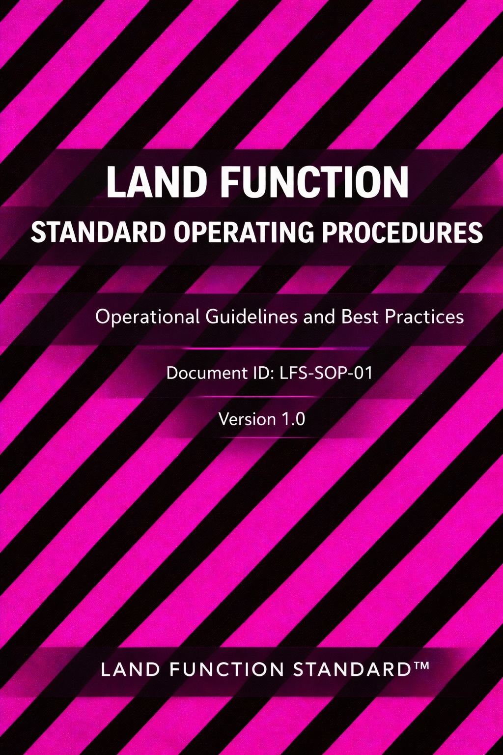 Land Function Standard Operating Procedures cover document