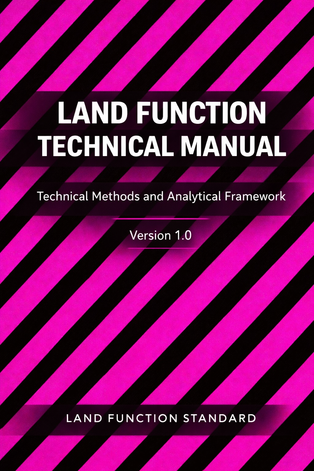 Land Function Standard methodology cover document