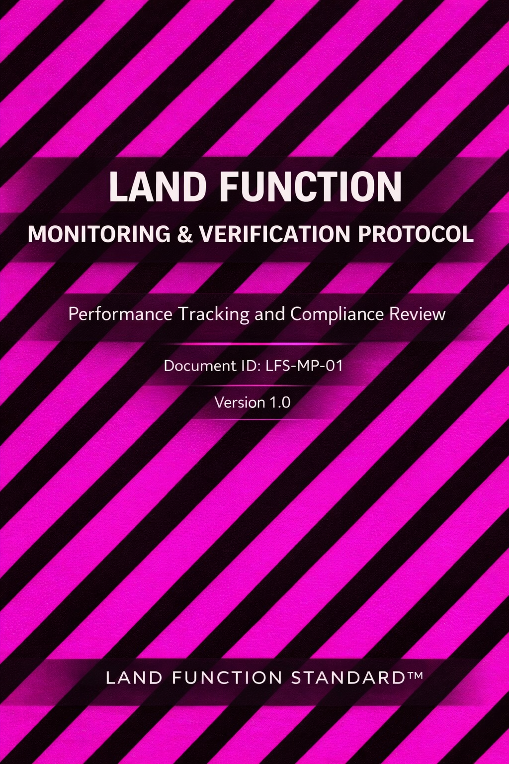 Land Function Monitoring and Verification Protocol cover document
